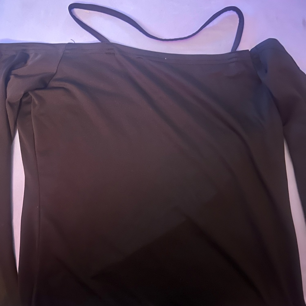 Black Off-Shoulder Top